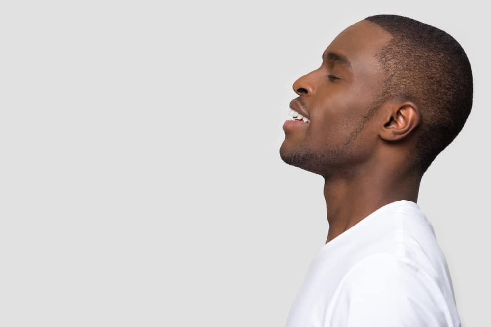 Man breathes more easily after addressing sinus issues with balloon sinuplasty.